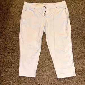 Lane Bryant girlfriend crop jeans